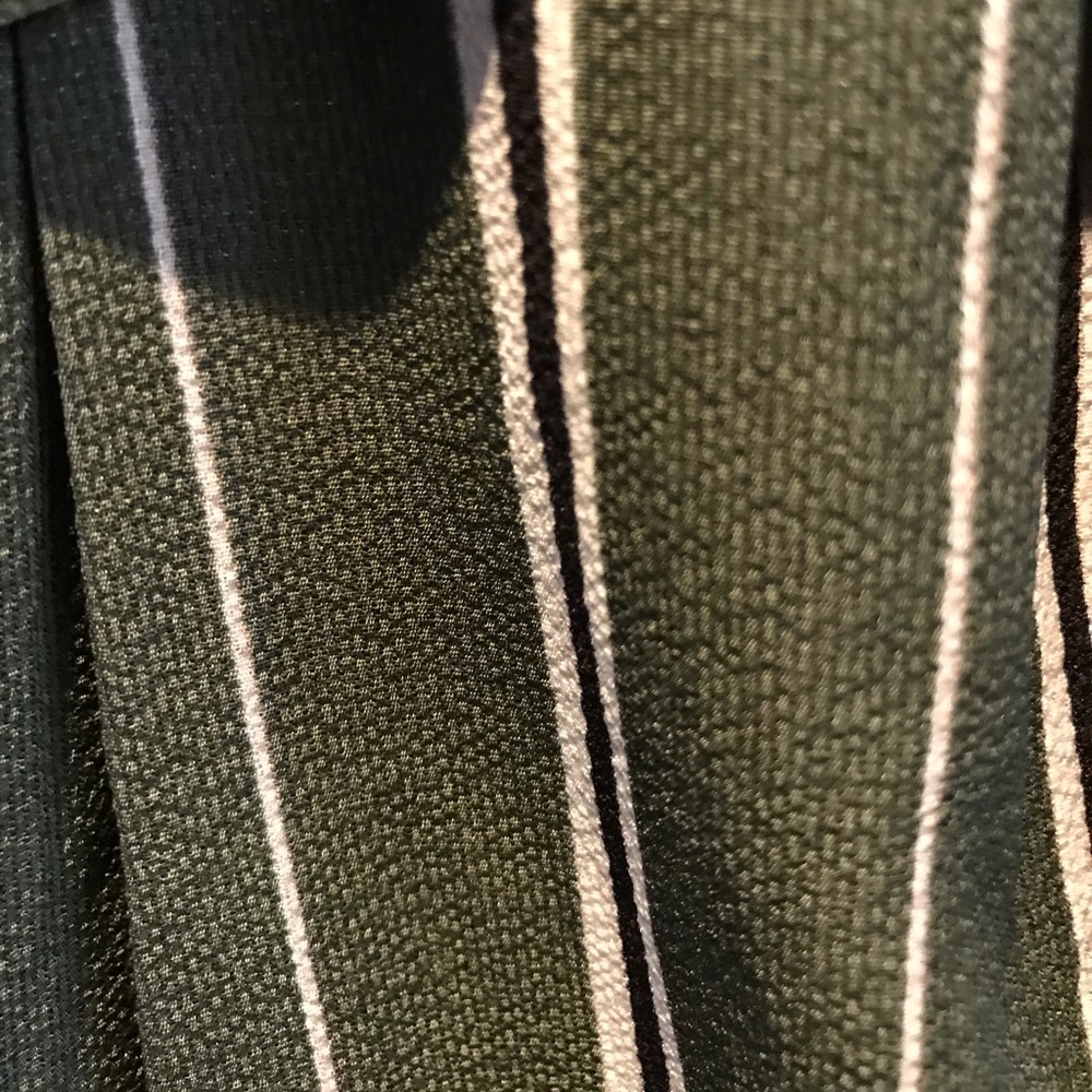 Closeout!▪️Chic Olive Striped Jumpsuit-70’s - Picture 4 of 5